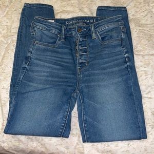 American Eagle Super High Rise Jegging